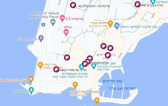 הקליקו למפה דינמית