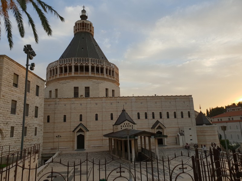 כנסיית הבשורה חזית צפונית