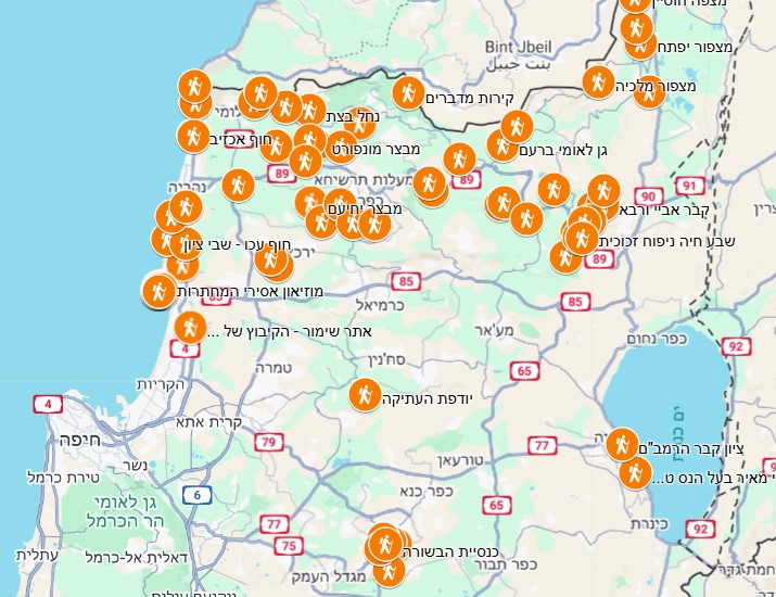 מפת המומלצים